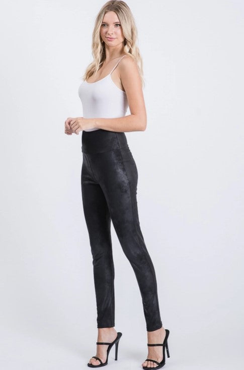 Ooh La La Faux Leather Leggings