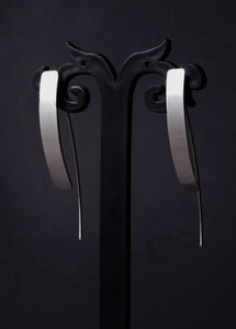 Silver Arch Threader Earrings
