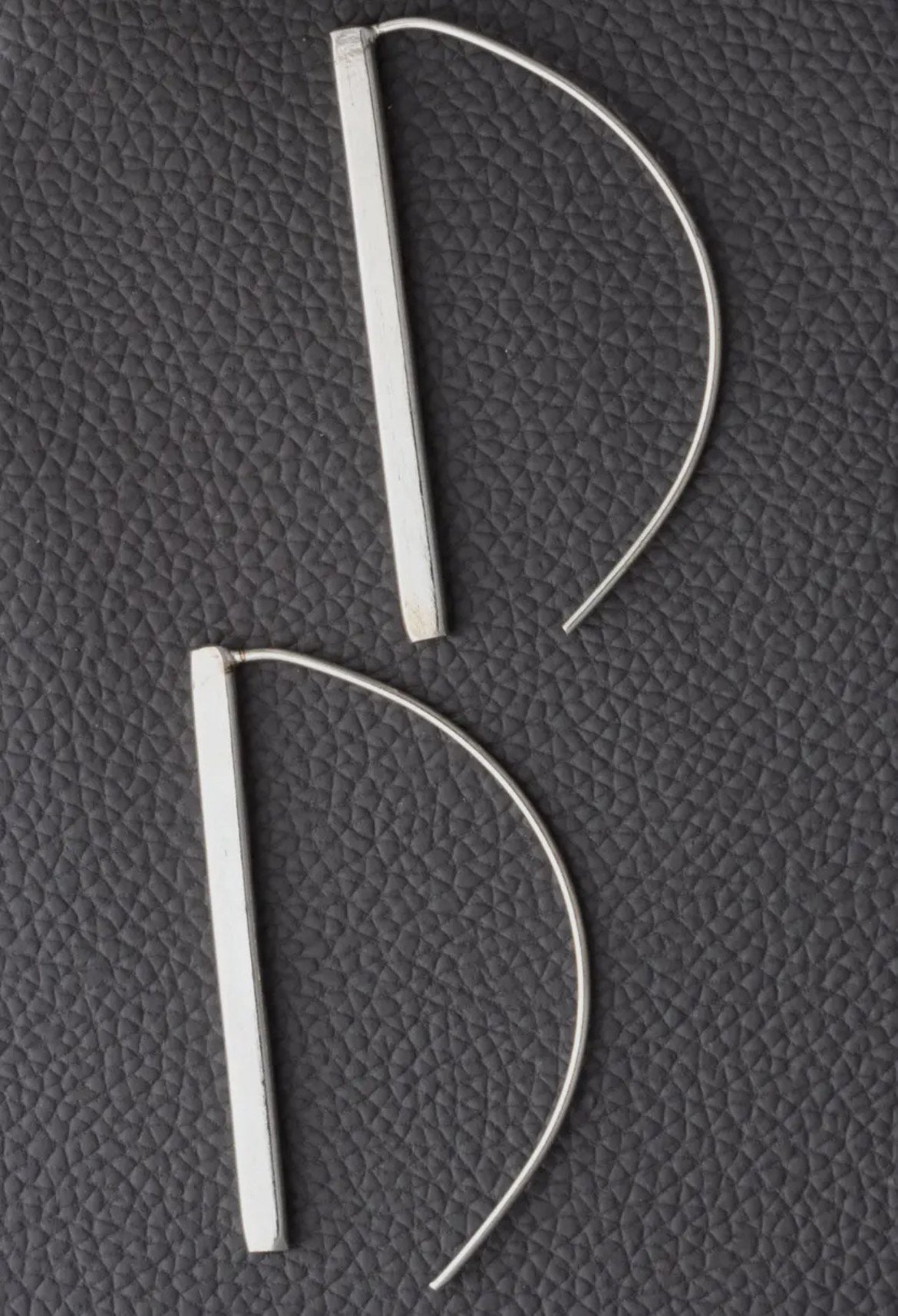 Silver Bar Threader Earrings