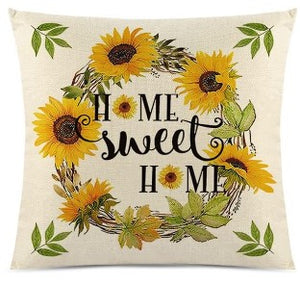 Sweet Sunflower Pillow Covers