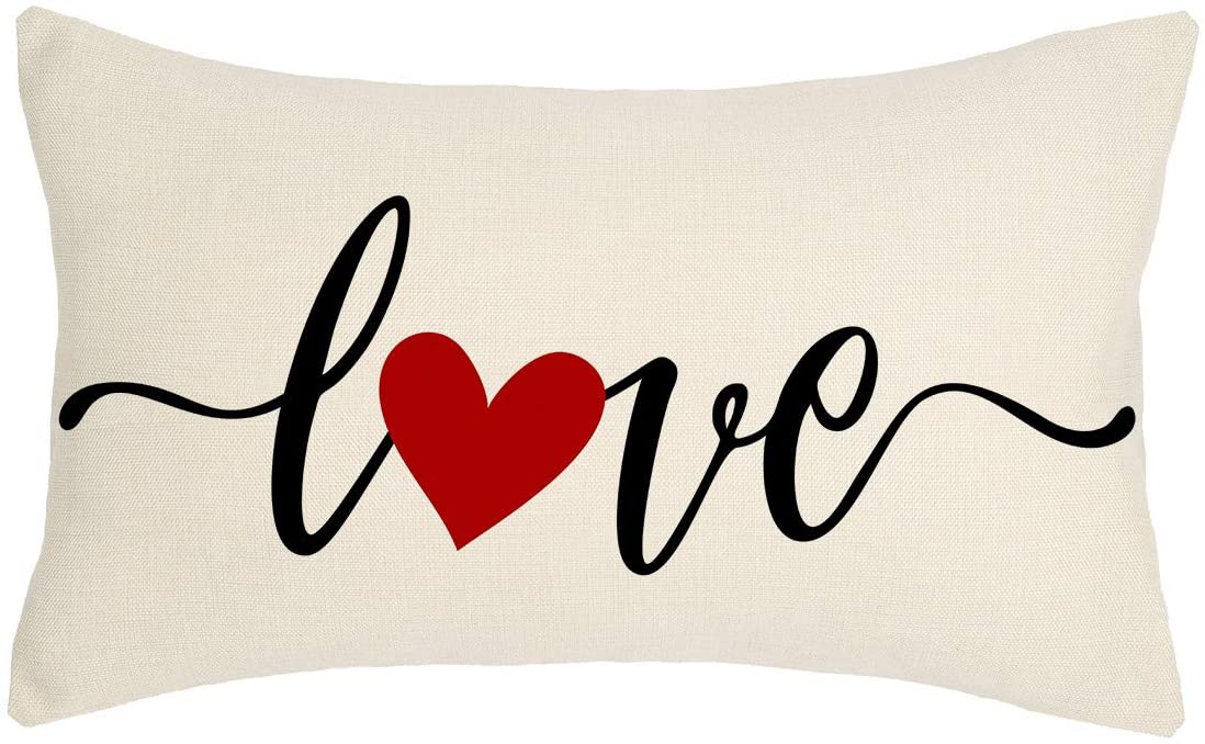 Valentine's Day 12x20 Pillow Covers